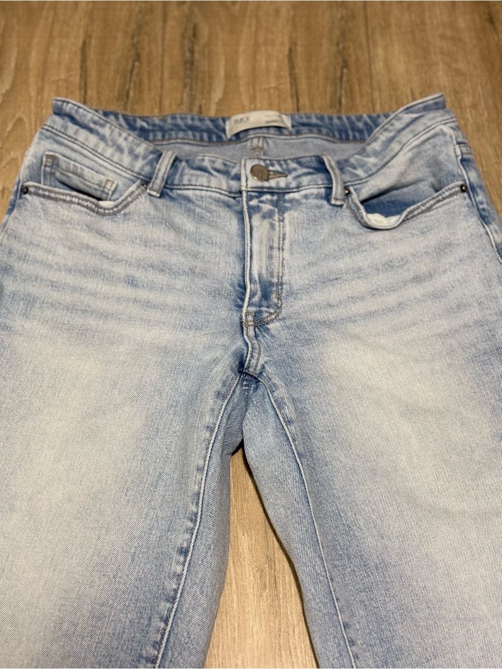 BKE Payton Universal Fit Mid Rise Wide Leg Light Wash Jeans 26x32 - Picture 5 of 12